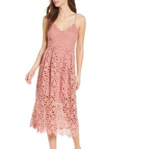Lace Midi Dress Astr The Label